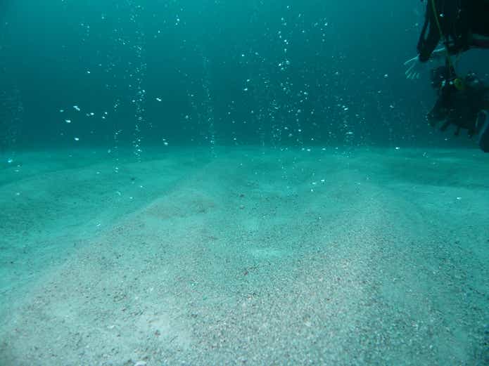 イイダコ釣りのポイントは砂地