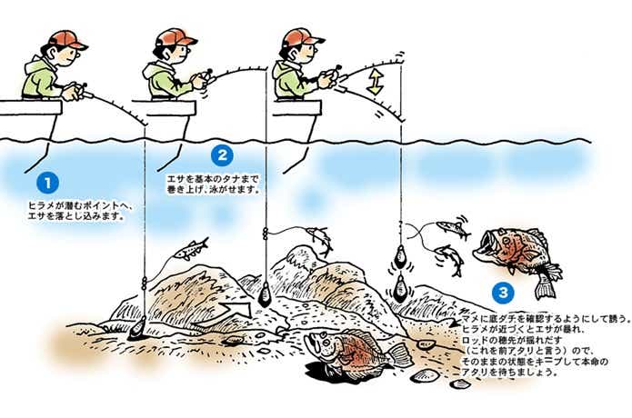船からの泳がせ釣り