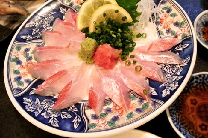 キンメダイのお刺身の画像