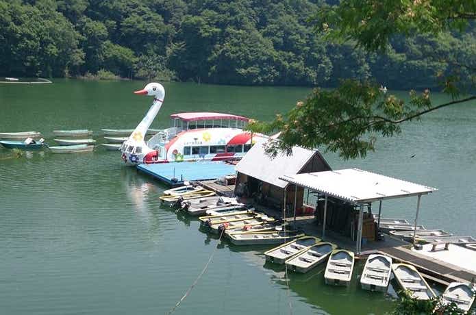 相模湖のボート店