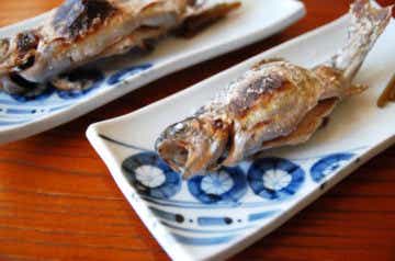ニジマスの塩焼きの画像