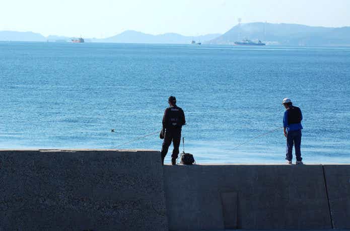 穴釣り　画像