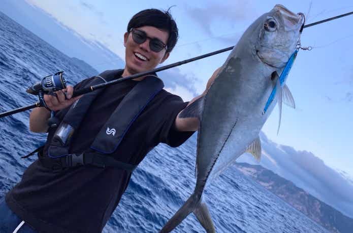 回遊魚釣りの画像