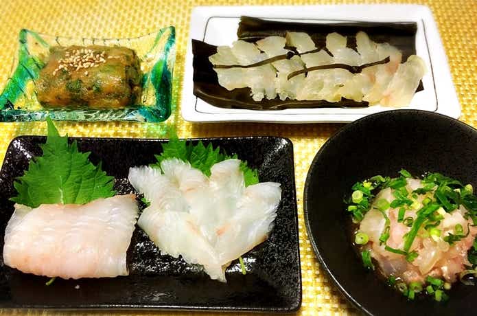 ヒラメ料理の画像