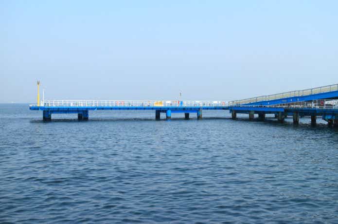 海釣り公園の画像