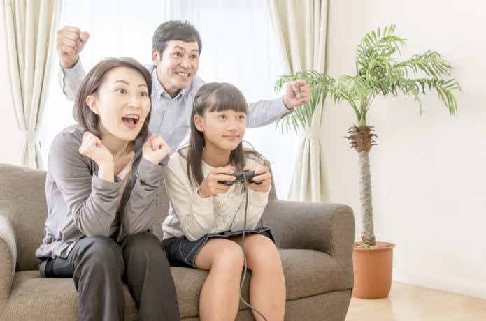 ゲームをやってる風景