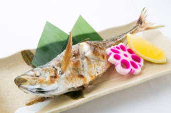 アジの塩焼き