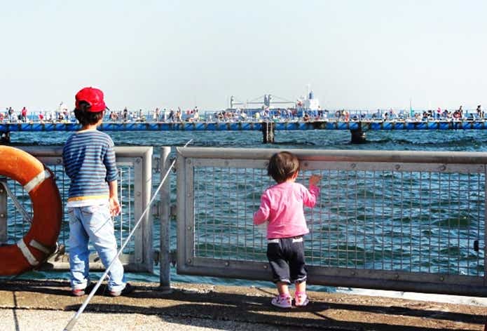 海釣り施設、子供