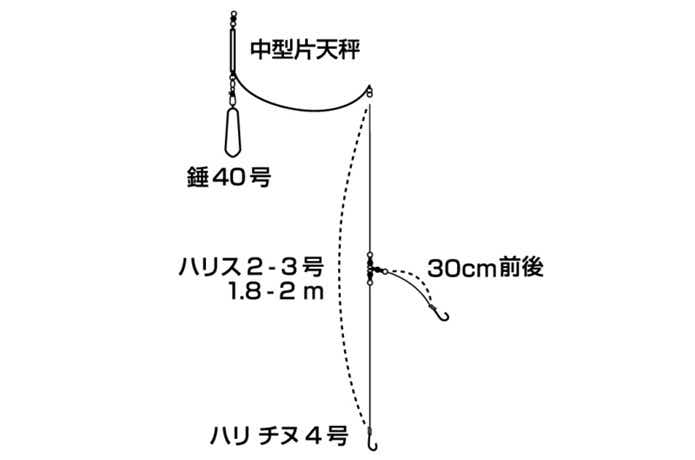 アマダイの天秤仕掛け