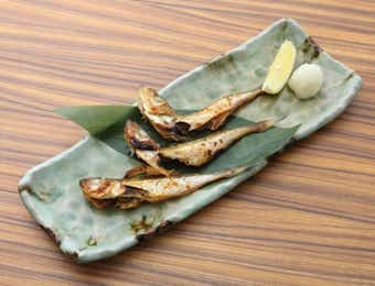 ハタハタの塩焼き