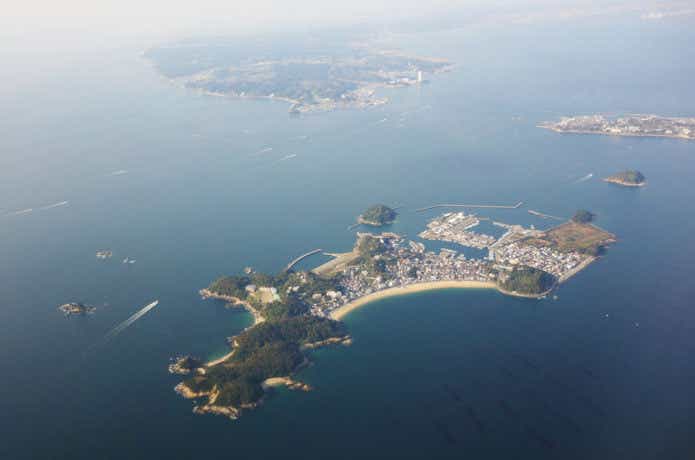 篠島航空写真