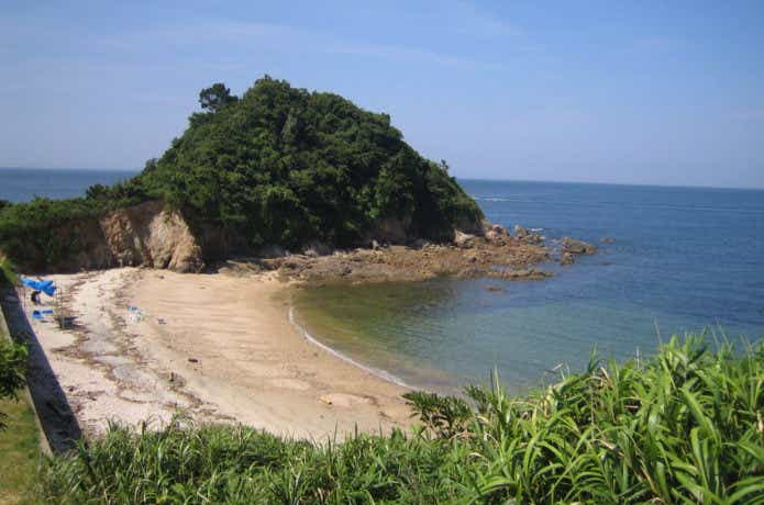 篠島の海岸