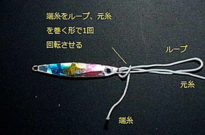 完全結びの結び方手順3の画像