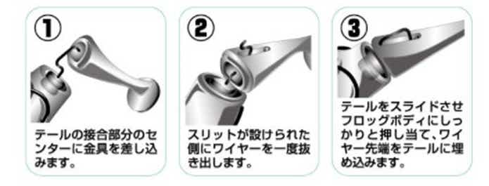 グリンチのテール着脱の画像