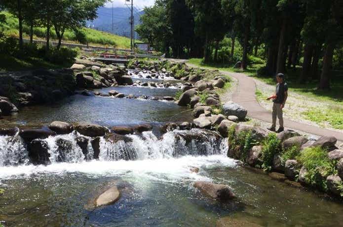 湯沢フィッシングパークの釣り場