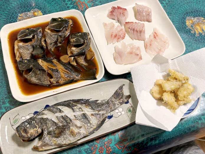 メジナ料理