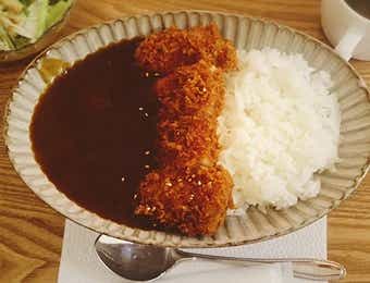 川場キングダムフィッシングのカツカレー