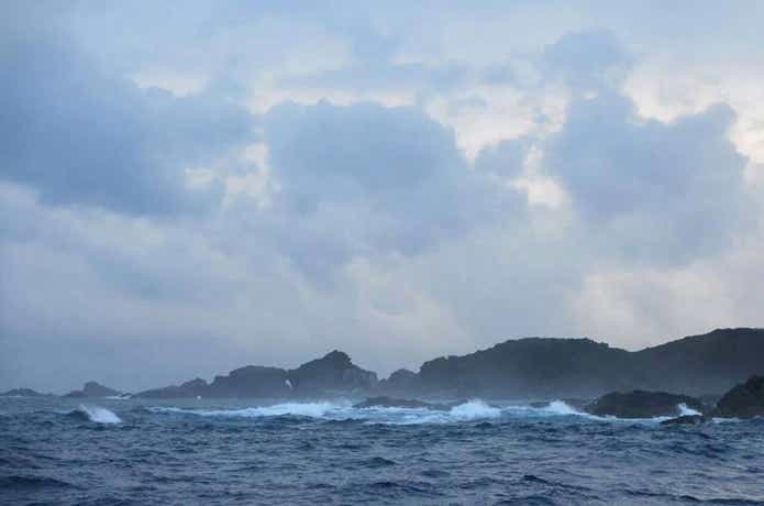ヒラスズキ釣りの画像