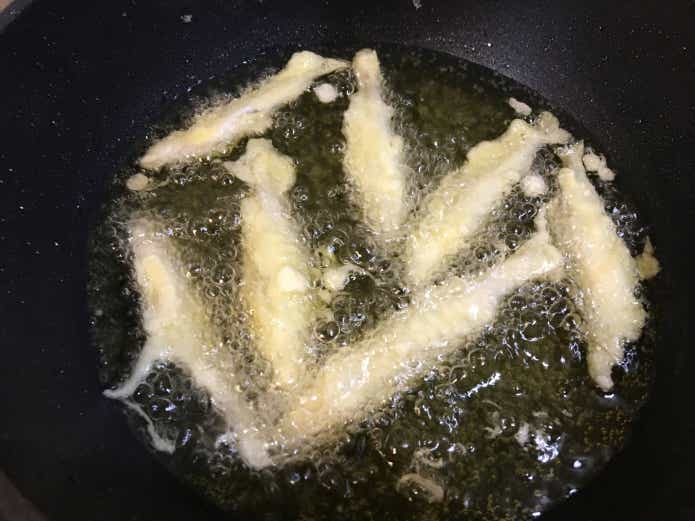 ワカサギの天ぷらの画像