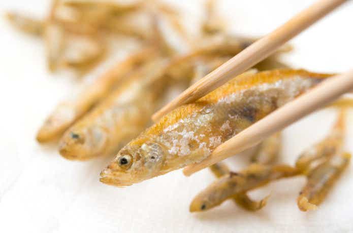 ワカサギの塩焼きの画像