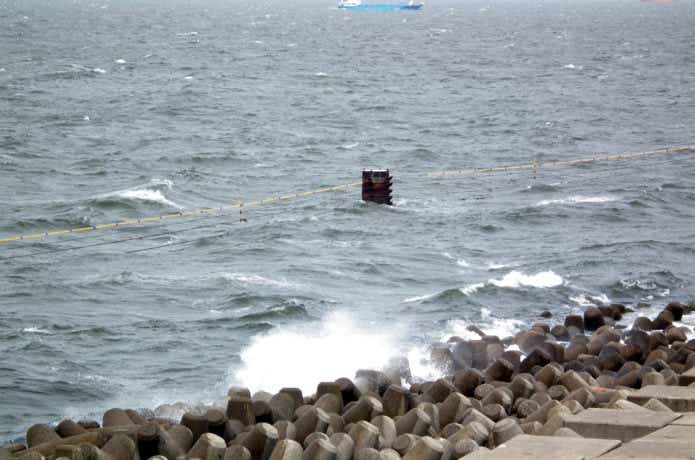 袖ヶ浦海浜公園での釣りの画像