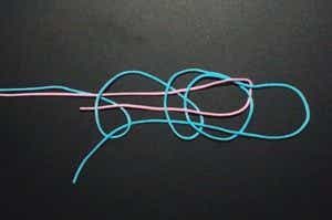 巻き結びの結び方の画像