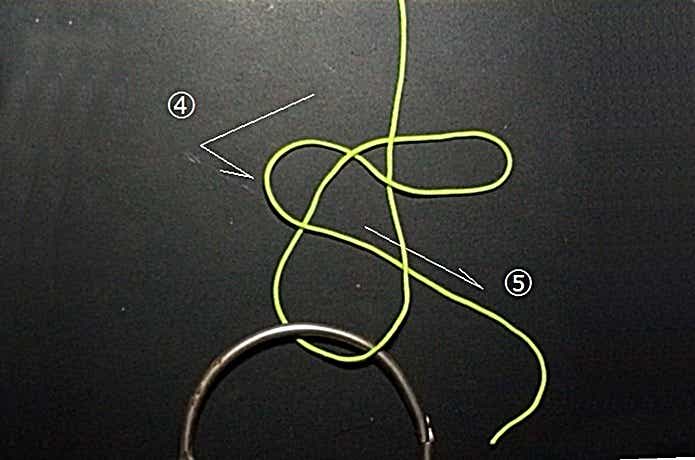 サルカン結びの結び方手順2の画像