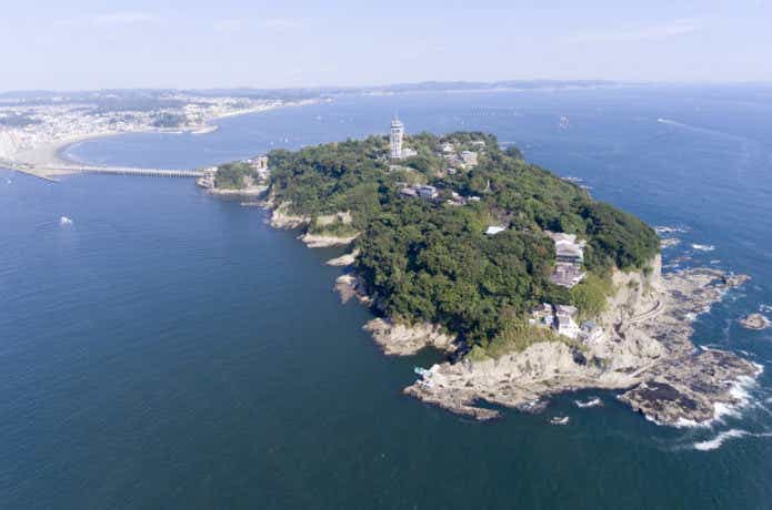 江ノ島の全景