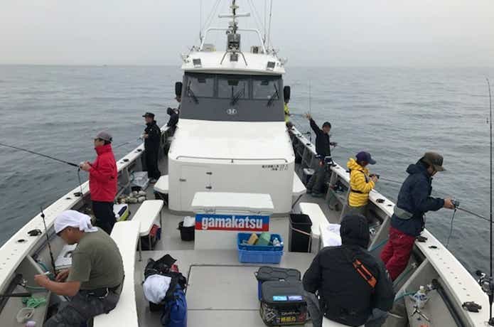 太刀魚の船釣りの画像
