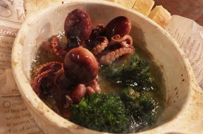 イイダコ料理