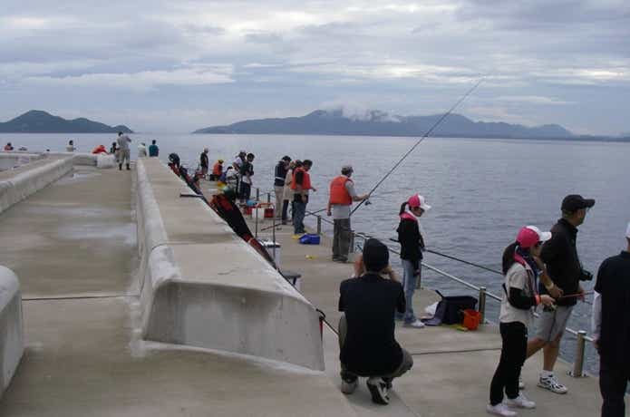 うみんぐ大島での釣り