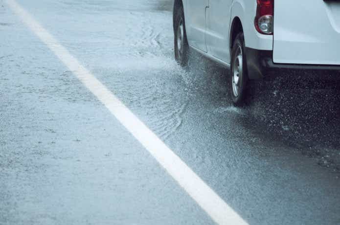 雨の日のドライブ