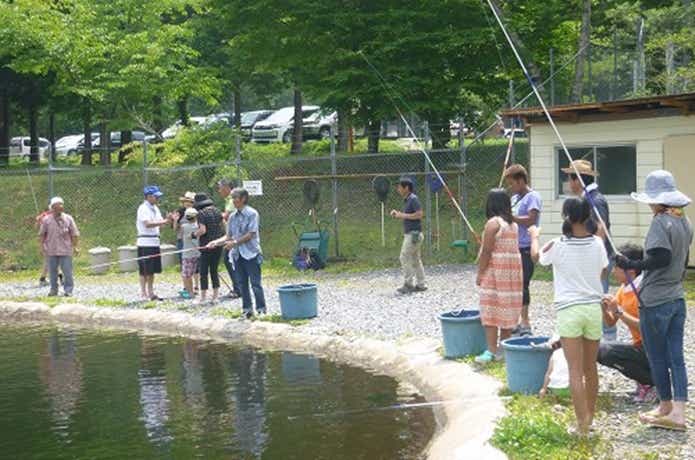 平谷湖、エサ釣りエリア