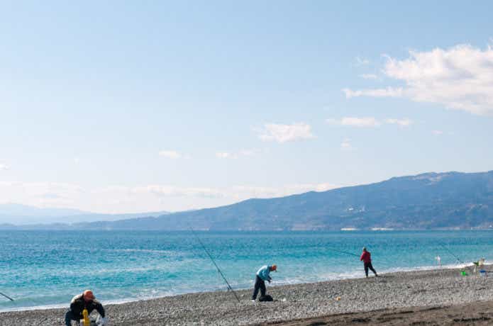 国府津海岸