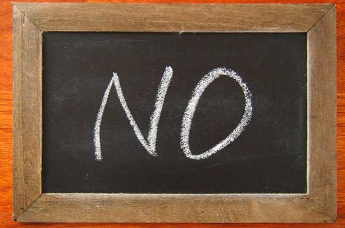 NO！