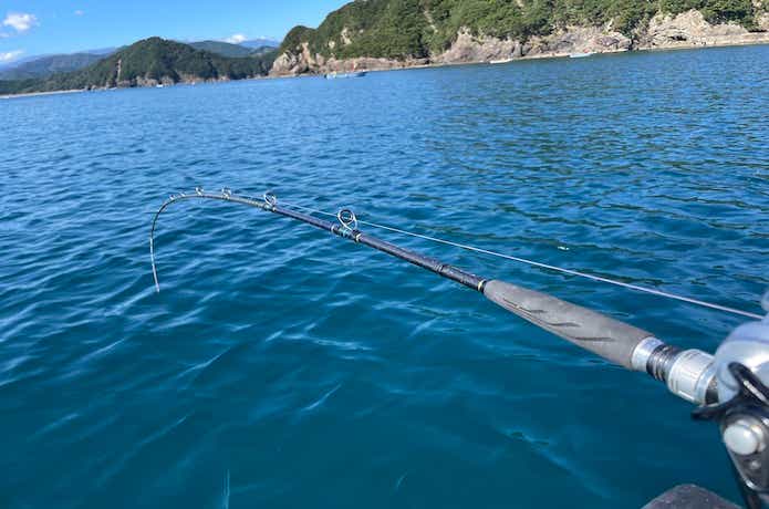 シマアジ釣りの竿