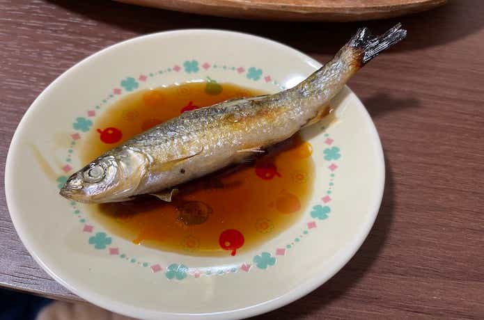 ホンモロコの素焼き