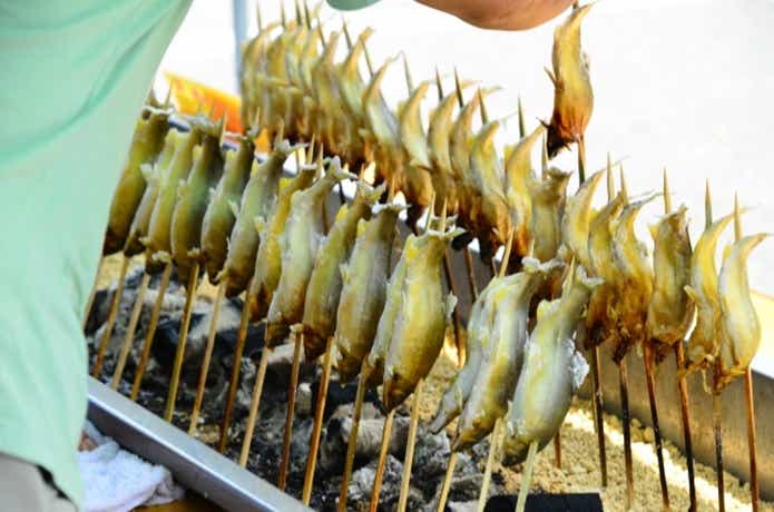 アユの塩焼き