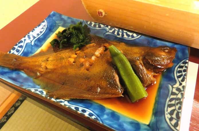 ナメタガレイの煮付け