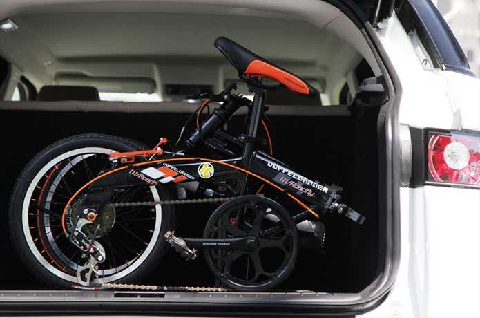 折りたたみ自転車の車載