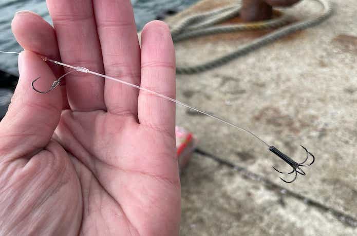 アオリイカのウキ釣りのイカ針
