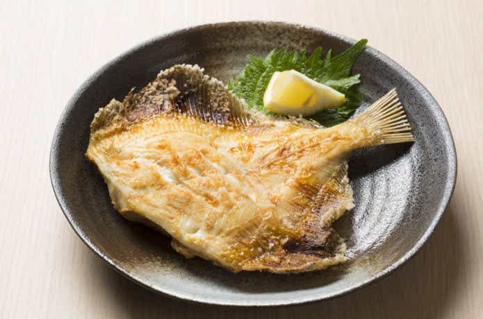 カレイの塩焼き