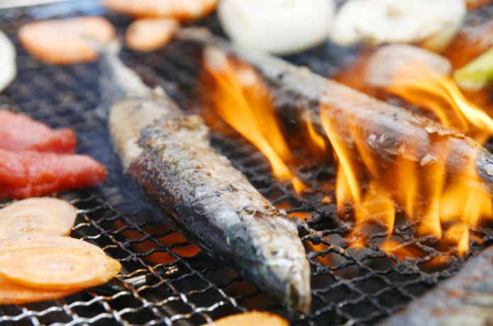 サンマ塩焼き