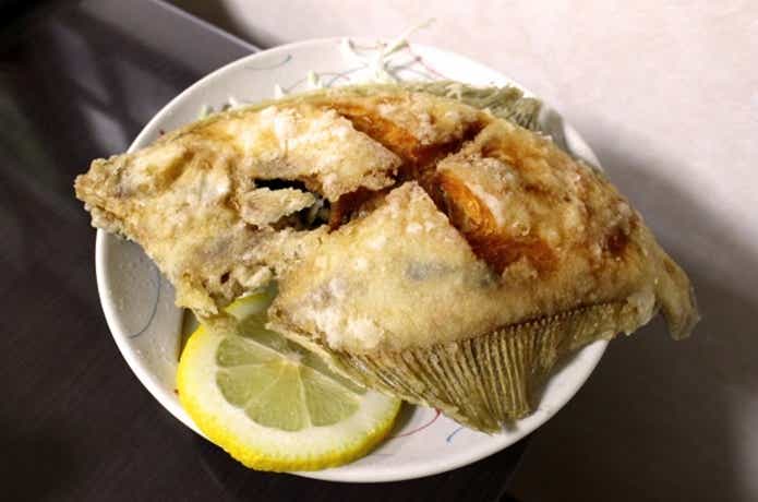 鰈のから揚げ