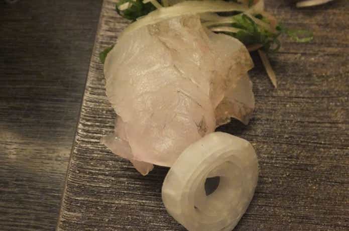 鰈の刺身