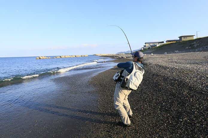 ヒラメ釣りの画像