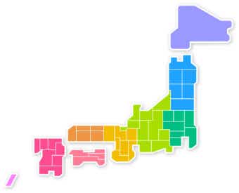 日本地図の画像