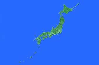 日本地図の画像