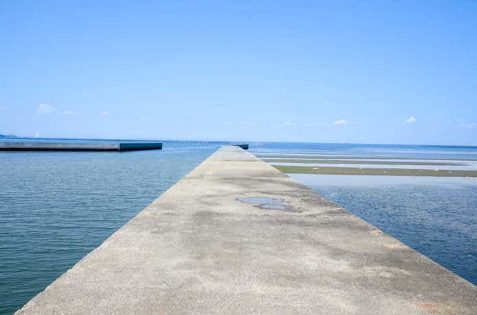 木更津沖堤防　渡船