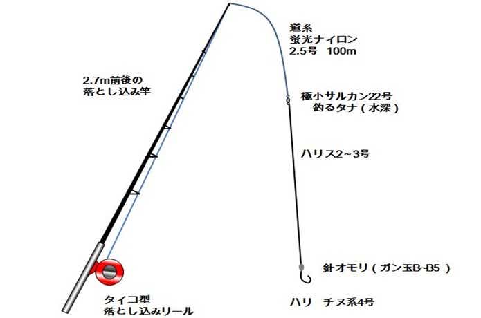日間賀島　釣り　仕掛け